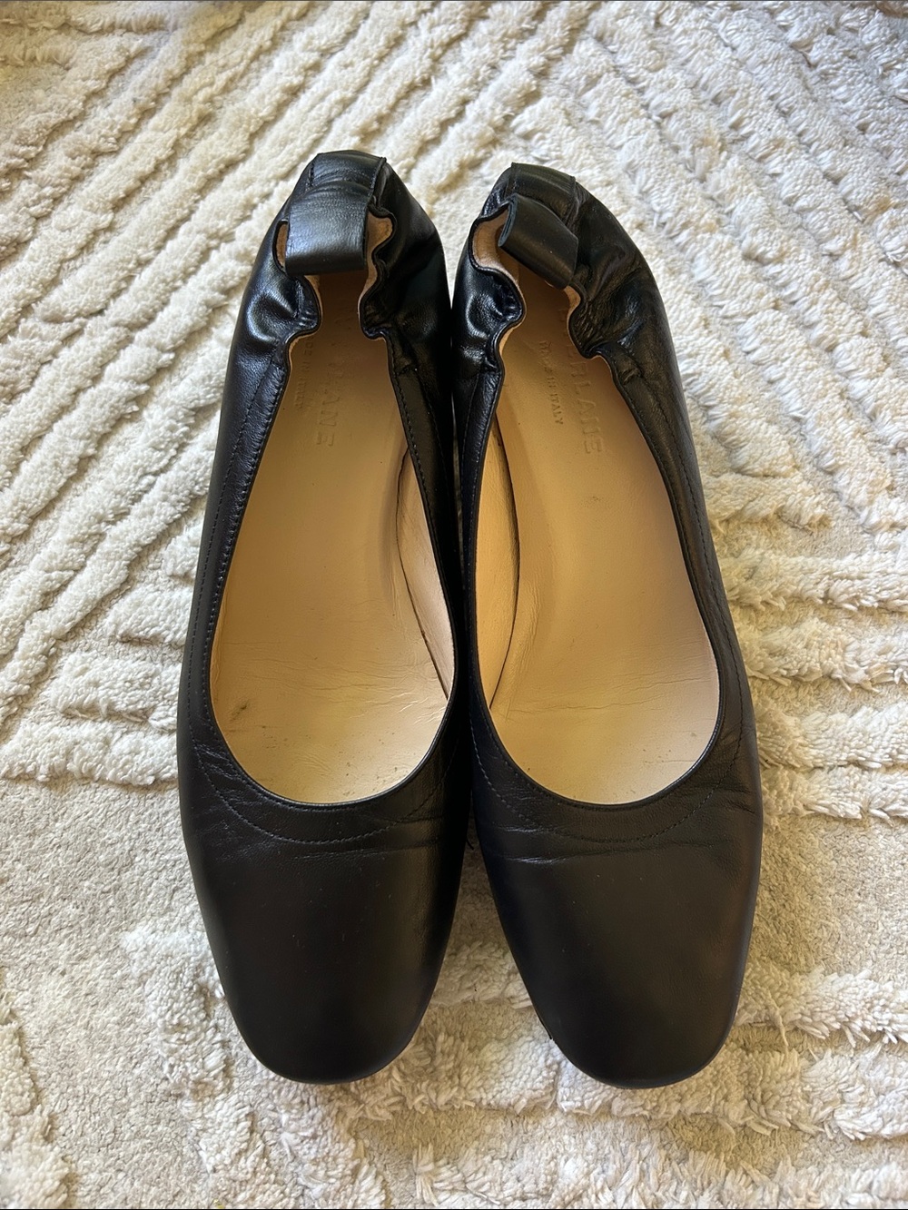 Everlane Classic Black Leather Women's heels
